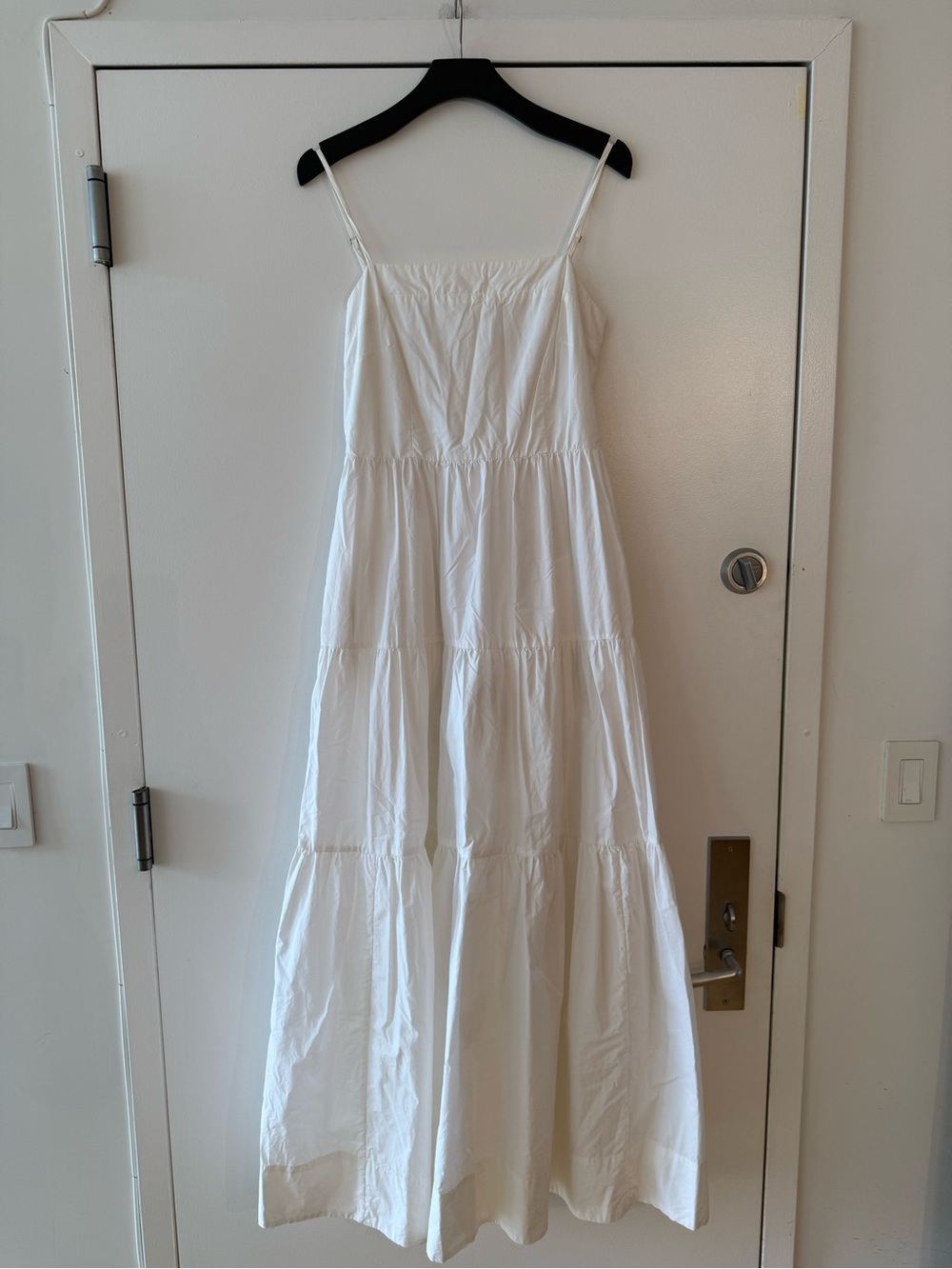 Nicholas White Spaghetti-Strap Maxi Dress - Classic Summer Style